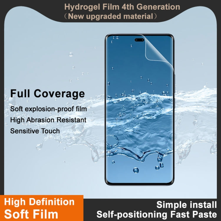 For Honor X60 Pro imak 4th Generation  Full Coverage Screen Hydrogel Film Protector