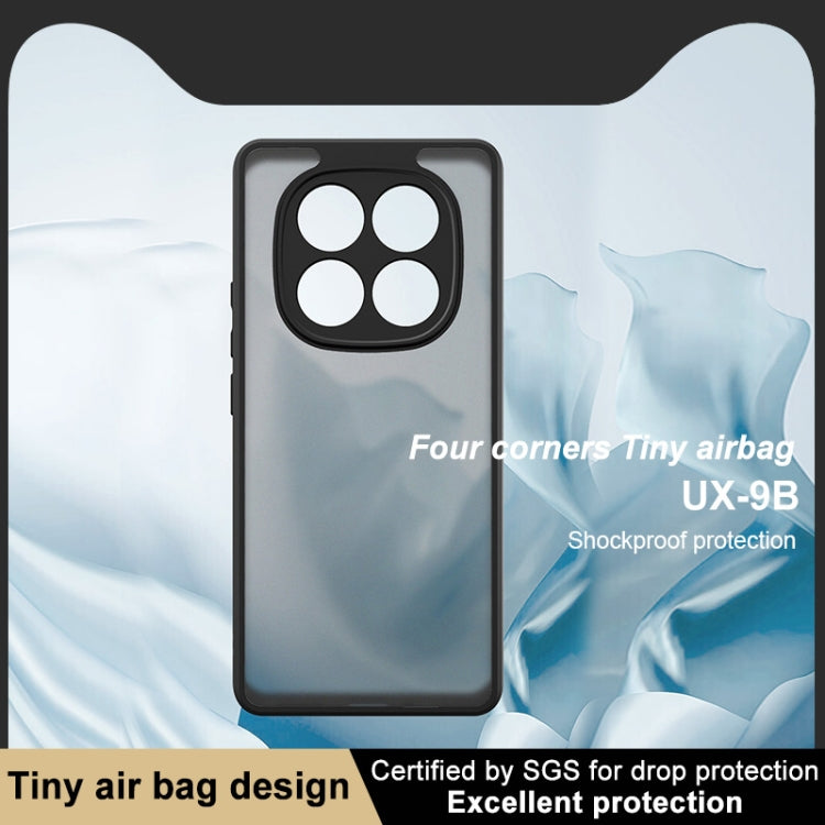 For Redmi Note 14 Pro 5G imak UX-9B Series Four Corners Tiny Airbag Shockproof Phone Case(Black)