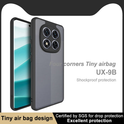 For Redmi Note 14 Pro 5G imak UX-9B Series Four Corners Tiny Airbag Shockproof Phone Case(Black)
