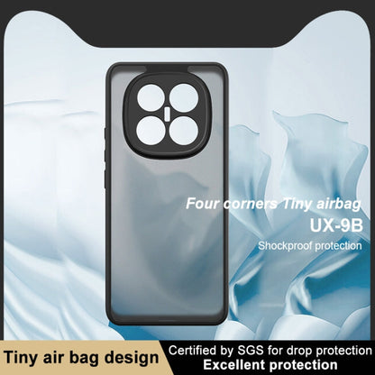 For Redmi Note 14 Pro+ 5G imak UX-9B Series Four Corners Tiny Airbag Shockproof Phone Case(Black)