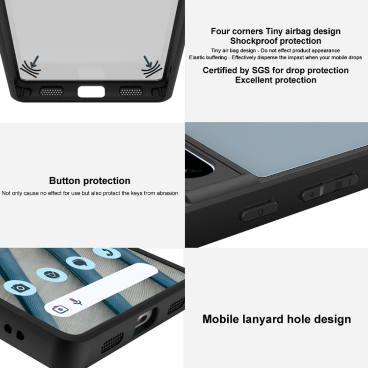 For Redmi K80 imak UX-9B Series Four Corners Tiny Airbag Shockproof Phone Case(Black)