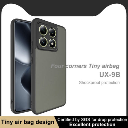 For Xiaomi 14T imak UX-9B Series Four Corners Tiny Airbag Shockproof Phone Case(Black)