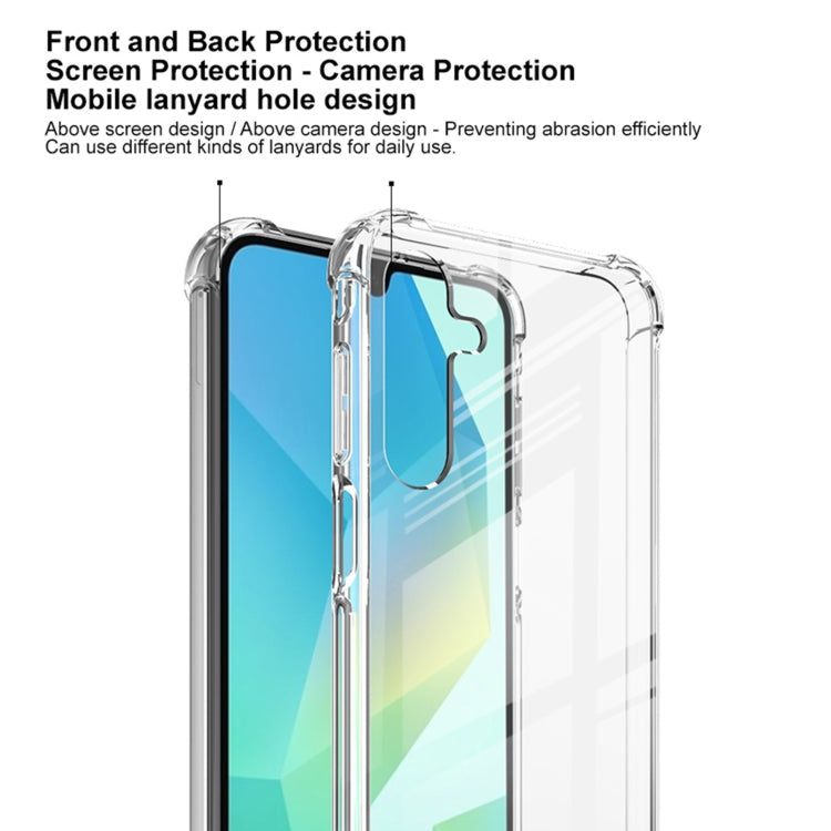 For Samsung Galaxy A36 5G imak Space Shield PC + TPU Airbag Shockproof Phone Case(Transparent)