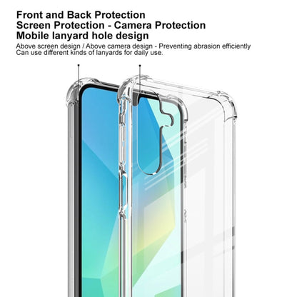 For Samsung Galaxy A16 4G / 5G imak Space Shield PC + TPU Airbag Shockproof Phone Case(Transparent)