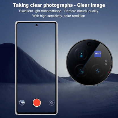 For vivo X Fold3 Pro imak HD Glass Rear Camera Lens Film, Self-positioning Version