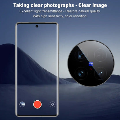 For vivo X100 Ultra imak HD Glass Rear Camera Lens Film, Self-positioning Version