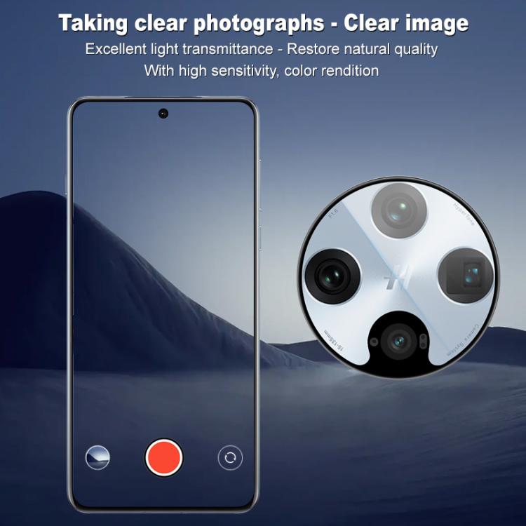 For OPPO Find X8 Pro 5G imak HD Glass Rear Camera Lens Film, Self-positioning Version