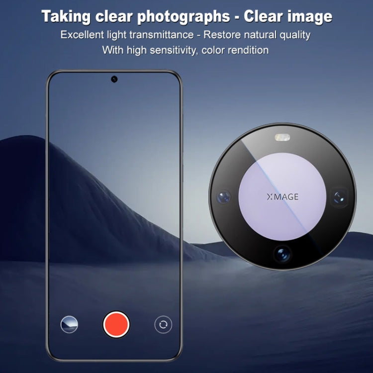 For Huawei Mate 60 imak HD Glass Rear Camera Lens Film, Self-positioning Version