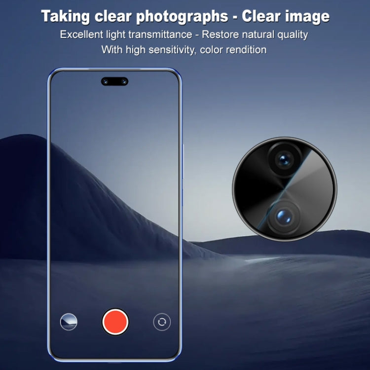 For Huawei nova 12 Pro / nova 12 Ultra imak HD Glass Rear Camera Lens Film, Self-positioning Version