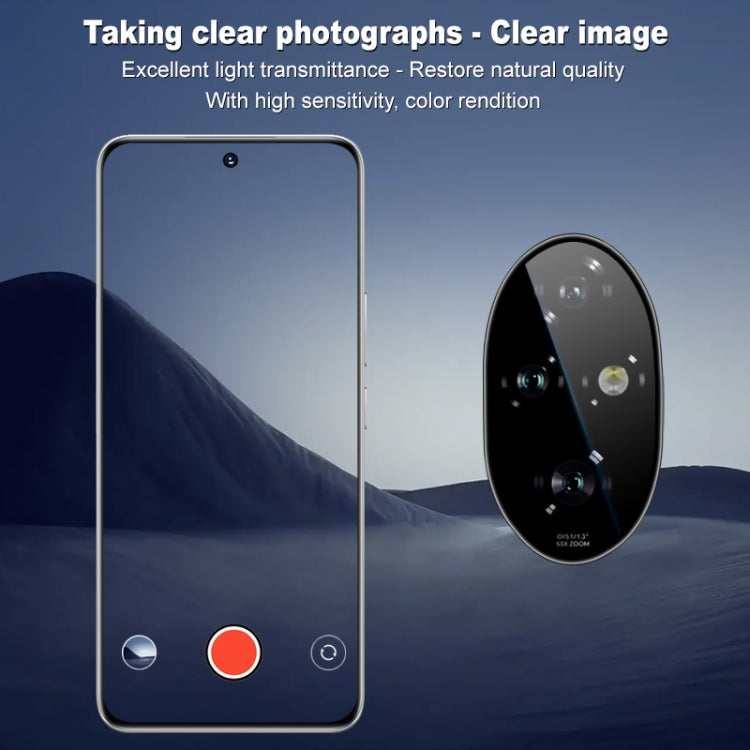 For Honor 200 Pro 5G imak HD Glass Rear Camera Lens Film, Self-positioning Version