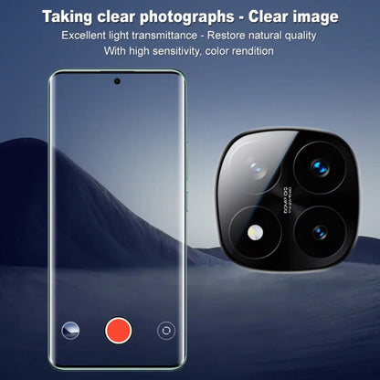 For Redmi Note 14 Pro+ 5G imak HD Glass Rear Camera Lens Film, Self-positioning Version