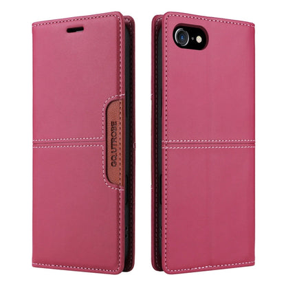 For iPhone SE 2022 / SE 2020 / 8 / 7 GQUTROBE G01 RFID Anti-theft Leather Phone Case(Red)