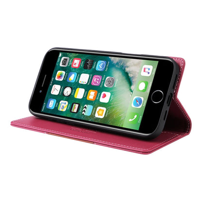 For iPhone SE 2022 / SE 2020 / 8 / 7 GQUTROBE G01 RFID Anti-theft Leather Phone Case(Red)