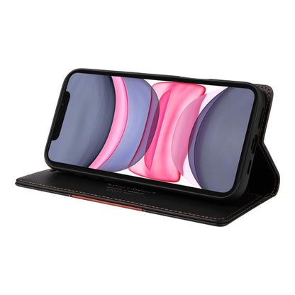 For iPhone 11 GQUTROBE G01 RFID Anti-theft Leather Phone Case(Black)