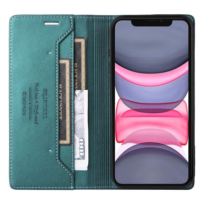 For iPhone 11 GQUTROBE G01 RFID Anti-theft Leather Phone Case(Green)