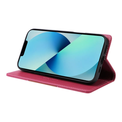 For iPhone 15 GQUTROBE G01 RFID Anti-theft Leather Phone Case(Red)