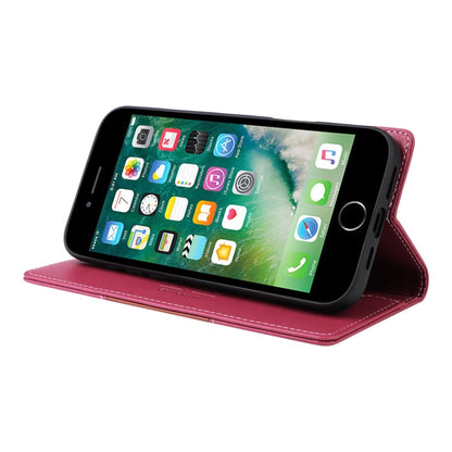 For iPhone 8 Plus / 7 Plus GQUTROBE G01 RFID Anti-theft Leather Phone Case(Red)