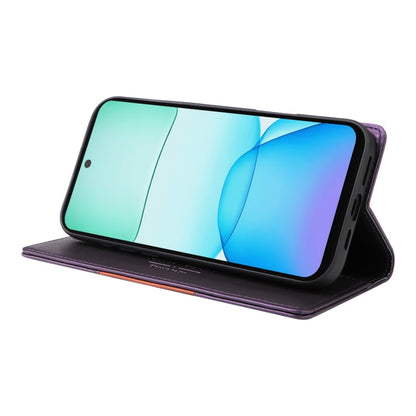 For Redmi 13 4G GQUTROBE G01 RFID Anti-theft Leather Phone Case(Purple)
