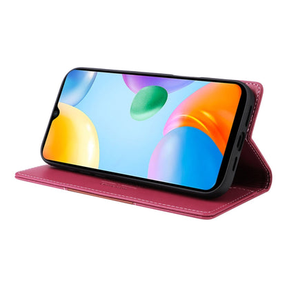 For Redmi 10C GQUTROBE G01 RFID Anti-theft Leather Phone Case(Red)