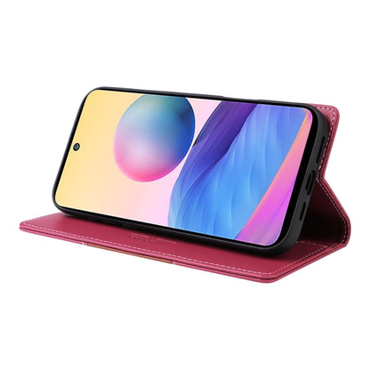 For Redmi Note 10 5G GQUTROBE G01 RFID Anti-theft Leather Phone Case(Red)