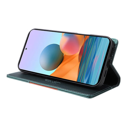 For Redmi Note 10 Pro 4G GQUTROBE G01 RFID Anti-theft Leather Phone Case(Green)