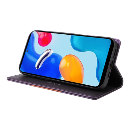 For Redmi Note 11S / 12S GQUTROBE G01 RFID Anti-theft Leather Phone Case(Purple)
