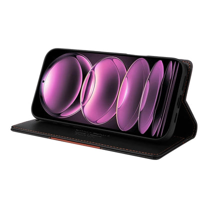 For Redmi Note 12 Pro 5G GQUTROBE G01 RFID Anti-theft Leather Phone Case(Black)