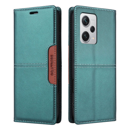 For Redmi Note 12 Pro+ GQUTROBE G01 RFID Anti-theft Leather Phone Case(Green)