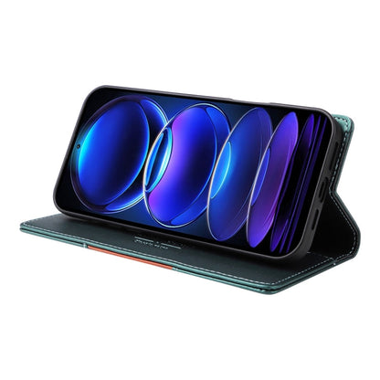 For Redmi Note 12 Pro+ GQUTROBE G01 RFID Anti-theft Leather Phone Case(Green)