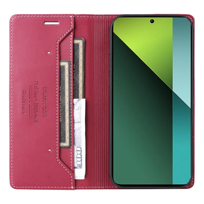 For Redmi Note 13 Pro 5G GQUTROBE G01 RFID Anti-theft Leather Phone Case(Red)