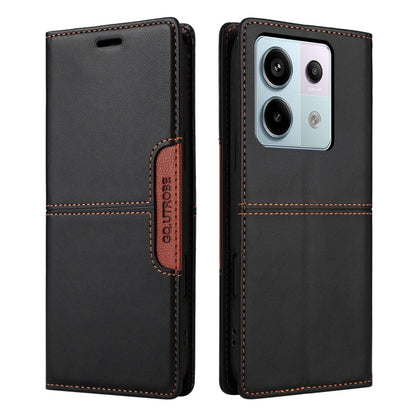 For Redmi Note 13 Pro 5G GQUTROBE G01 RFID Anti-theft Leather Phone Case(Black)
