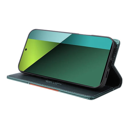 For Redmi Note 13 Pro 5G GQUTROBE G01 RFID Anti-theft Leather Phone Case(Green)