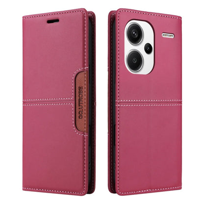 For Redmi Note 13 Pro+ GQUTROBE G01 RFID Anti-theft Leather Phone Case(Red)