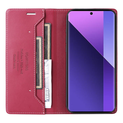 For Redmi Note 13 Pro+ GQUTROBE G01 RFID Anti-theft Leather Phone Case(Red)