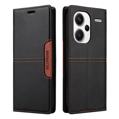 For Redmi Note 13 Pro+ GQUTROBE G01 RFID Anti-theft Leather Phone Case(Black)