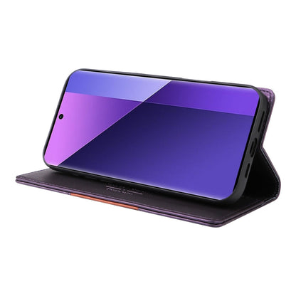 For Redmi Note 13 Pro+ GQUTROBE G01 RFID Anti-theft Leather Phone Case(Purple)