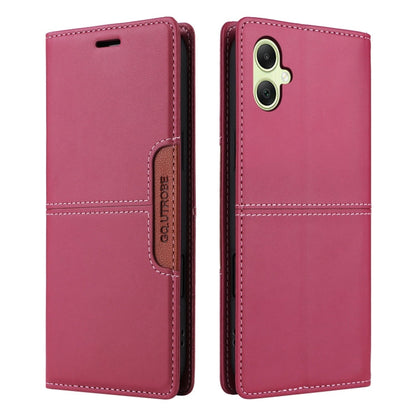 For Samsung Galaxy A05 GQUTROBE G01 RFID Anti-theft Leather Phone Case(Red)