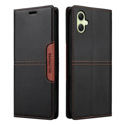 For Samsung Galaxy A05 GQUTROBE G01 RFID Anti-theft Leather Phone Case(Black)