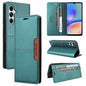 For Samsung Galaxy A05s GQUTROBE G01 RFID Anti-theft Leather Phone Case(Green)