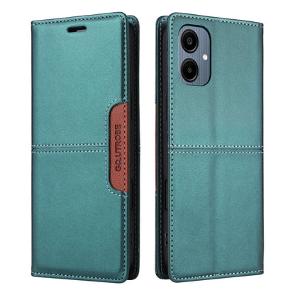 For Samsung Galaxy A06 GQUTROBE G01 RFID Anti-theft Leather Phone Case(Green)