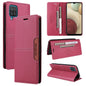 For Samsung Galaxy A12 / M12 GQUTROBE G01 RFID Anti-theft Leather Phone Case(Red)