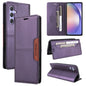 For Samsung Galaxy A14 5G GQUTROBE G01 RFID Anti-theft Leather Phone Case(Purple)