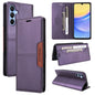 For Samsung Galaxy A15 5G GQUTROBE G01 RFID Anti-theft Leather Phone Case(Purple)