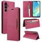 For Samsung Galaxy A16 GQUTROBE G01 RFID Anti-theft Leather Phone Case(Red)