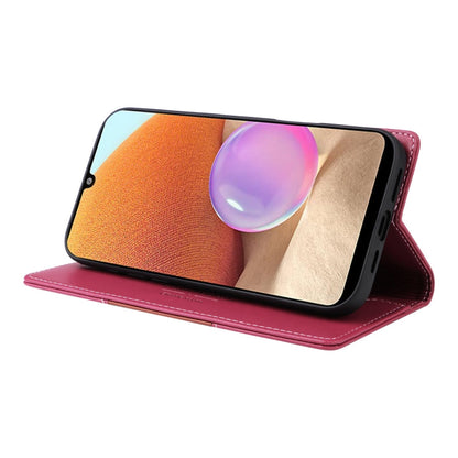 For Samsung Galaxy A32 4G GQUTROBE G01 RFID Anti-theft Leather Phone Case(Red)