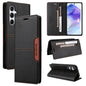 For Samsung Galaxy A55 5G GQUTROBE G01 RFID Anti-theft Leather Phone Case(Black)
