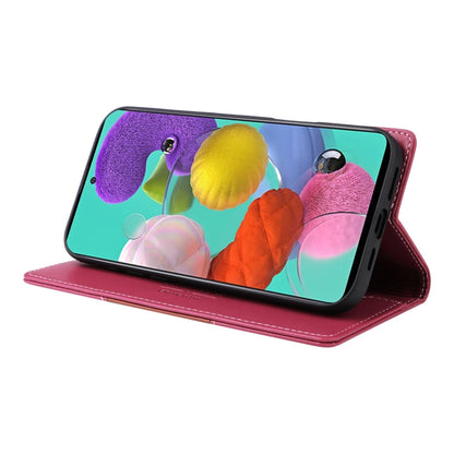 For Samsung Galaxy A71 4G GQUTROBE G01 RFID Anti-theft Leather Phone Case(Red)