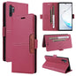 For Samsung Galaxy Note10+ GQUTROBE G01 RFID Anti-theft Leather Phone Case(Red)