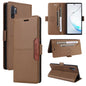For Samsung Galaxy Note10+ GQUTROBE G01 RFID Anti-theft Leather Phone Case(Brown)
