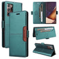 For Samsung Galaxy Note20 Ultra GQUTROBE G01 RFID Anti-theft Leather Phone Case(Green)